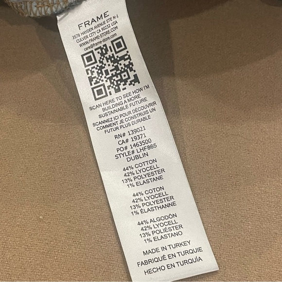 Frame Denim Le High Flare Size 28 - Picture 10 of 14